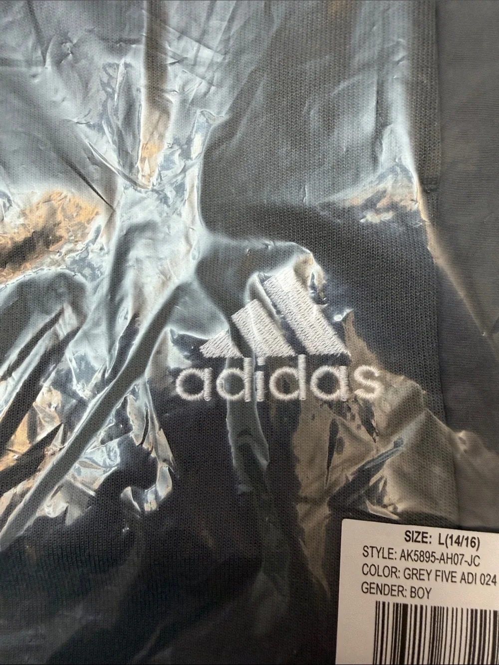 NWT Adidas Boys Dark Gray Athletic Pants Track Joggers Activewear